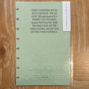 Cloth & Paper La Joie De Vivre Dashboard | Half Letter